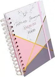 KICHOUSE Fitness Journal for Women Workout Notebook Undated Fitness Plan Book for Gym and Home Workouts