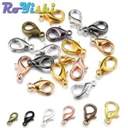 Plated Fashion Jewelry Findings Alloy Lobster Clasp Hooks for Necklace&Bracelet