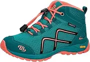 [Brütting] Girls' Guide High Trekking & Hiking Boots, Petrol Salmon, 35 EU