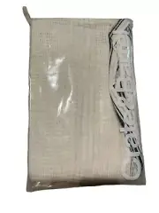 Crate & Barrel Tiger Open Weave Curtain Panel Cotton 50" X 84" New in Package