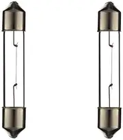 2 x SV7 8 x 36 5 W 24 V light bulb car motorcycle moped scooter tractor truck van