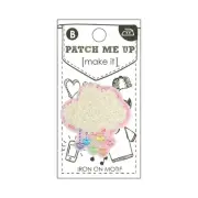 CLOUD WITH HEARTS Iron On Motif 4.1cm x 4.6cm - Patch Me Up by Make It BM7004