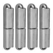 4 Pack Weld On Bullet Hinges - 4 Long 3/4 Diameter Stainless Steel 304 Weld