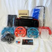 13pc Nintendo Switch Accessory Bundle Kit Carrying Case, Screen Protector, more