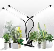 GHodec Grow Light for Indoor Plants,6000K 126LED Clip Plant Lights with Flexible Gooseneck & Timer Setting 4/8/12H,5 Dimmable Levels