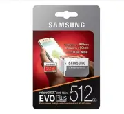Samsung Memory [512 GB] (EVO Plus) Micro SD Card with Adapter - [Authentic] New