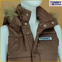 在飛比找蝦皮購物優惠-🇯🇵日本古著✈️TOMMY JEANS 連帽鋪棉背心 女 S