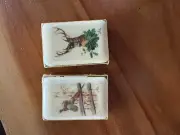2 Alda's Forever Soap Sealed Deer Pheasant Outdoors Rustic Cabin Vintage Hunter