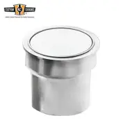 Chrome Stainless Steel POP-UP Gas Cap Kit Fit For Custom Gas Tank