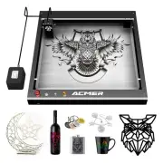 [EU/US Direct] ACMER P2 10W Laser Engraver DIY Engraving Machine Fixed Focus Engraving at 30000mm/min Ultra-silent Auto