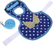 JOINPAYA Fashionable Chicken Harness and Leash Adjustable Pet Vest for Chickens Ducks Geese for Autumn Winter Secure Safe for Outdoor Activities Blue