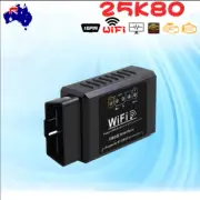 ELM327 WIFI OBD 25K80 Torque OBDII Car Diagnostic Scan Scanner For IOS Android
