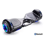 Black-lightning Bluetooth Self Balancing Electric Scooter Kids Flash Wheel Hoverboard Skateboard