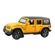 Catzon 1:32 Wrangler Alloy Car Model with Pull-Back Functionality and Sound Light Effects-Yellow