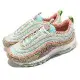 Nike 休閒鞋 Air Max 97 SE 男鞋 薄荷綠 金棕 子彈 經典 Sun Club DM8588-400