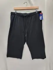 NWT Champion Athletic Wear Women's Black Elastic Waist Capri Pull On Size-XL