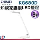 【信源】CHIMEI奇美知視家LED護眼檯燈(HARMONY) KG680D ＊線上刷卡