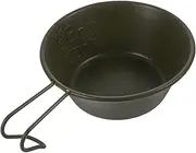 JOINPAYA Camping Cookware Bowl Stainless Steel Water Bowl with Handle Lightweight Outdoor Soup Cup for Hiking Backpacking and Picnics Safe and Durable Design Easy to Clean