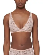 [Simone Perele] Festive Soft Cup Triangle Bra in Pale Pink