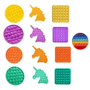 Fidget Toys Sensory Pop It Push Pop Bubble Game Gift