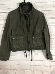 Aeropostale Girls Army Green Crop Zip Jacket Sz XXL Nwt $78 Super Cute!