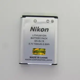 【零點旗艦店】Nikon尼康CoolPix S3100 S3200 S3300 相機EN-EL19電池+充電器+數據線