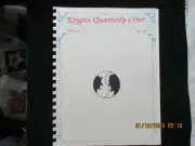 Krypts Quarterly Crier; Yr 6, Volume 6, all four issues bound.