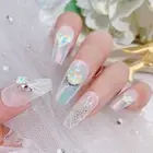 25pcs Nail Accessories Butterfly Square Diy Nail Art Nail Art Charms Phone Case