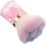 Soft Flower Shaped Powder Remover Tool for Nail Art Nails Manicure Portable Lightweight Durable Reusable Brush for Makeup Dust Removal