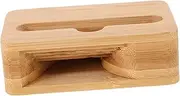POPETPOP Wooden Sound Amplifier Phone Stand Compact Lightweight Loudspeaker for Mobile Devices Multi-Functional Base for Home Office Enhances Audio Clarity Volume