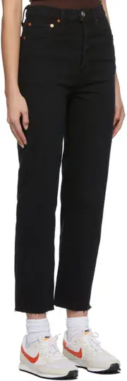 RE/DONE 90S Ultra High Waist Skinny Jeans 25,29,31 Black