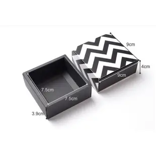 Amy烘焙網:北歐ins風生巧克力抽屜盒/手工皂包裝盒/黑白格子包裝盒/小禮盒