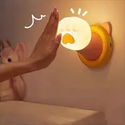 LADWOKFI Silicone Night Light Cute Touch Lamp Kitten Claw Rechargeable Bedside Lamp with Timer Dimmable Lamp Night Light for Kids Bedroom Nursery Light Desk Lamp Nightlight Gift