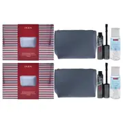 Pupa Milano Vamp! Explosive Lashes and Two-Phase Make-Up Remover Set - Pack of 2 For Women 3 Pc 0.40oz Vamp! Explosive Lashes - 110 Black, 1.69oz Two-Phase Make-Up Remover, Beauty Bag