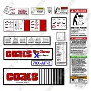 Fits Coats 70X-AF-3 Decal Kit Rim Clamp - 7 YEAR OUTDOOR 3M VINYL!
