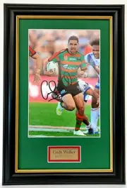 Cody Walker Rabbitohs Superstar Action Photo Signed and Framed