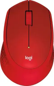 Logitech M331 Silent Plus Mouse Red