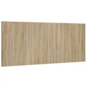 Headboard Sonoma Oak Wood 200x1.5x80cm Wooden Bed Storage Head Board Bedhead