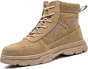 [AUXDIQ] Safety Shoes Steel Toe Cap Shoes for Men Lightweight Work Boots Non-Slip Industrial Construction Shoes