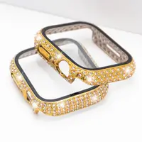 在飛比找蝦皮商城優惠-保護保險槓鋼化玻璃鑽石玻璃+保護套配件兼容 Apple Wa