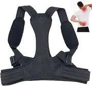 Back Straightener Posture Corrector - Adjustable Back Brace Upper Lower Posture Corrector,Comfortable Shoulder Straightener Lumbar Neck Support for Hiking