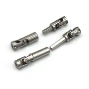 2PCS Upgraded Metal Drive Shaft Front Rear for Land Rover FMS FCX24M D90 D110 Range Discovery 1/24 Rock Crawler RC Cars