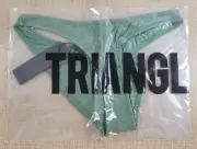 NWT Triangl Maci Fawn Sparkle Bikini Bottom Cheeky with Dust Bag, Size Small