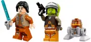 LEGO Star Wars Hera Syndulla + Ezra Bridger + Chopper Astromech Droid Minifigure