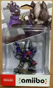Nintendo Wolf Amiibo Super Smash Bros. Switch 3DS ultimate star fox BRAND NEW