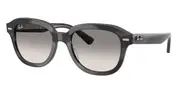 Ray-Ban RB4398F Erik Asian Fit 140432 Men's Sunglasses Grey Size 53