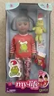 My Life As Poseable Grinch 18 Inch Doll Brunette Hair Brown eyes Dark Skin