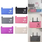 Wall Hanging Wireless Wifi Router Shelf Storage Box ABS Plastic Organizer Cable