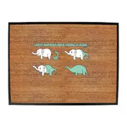 Animal How Dinosaursaurs Were Made - Funny Novelty Doormat Man Cave Floor mat