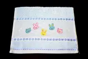 CROSS STITCH FINGERTIP TOWEL "RABBITS AND CATS"